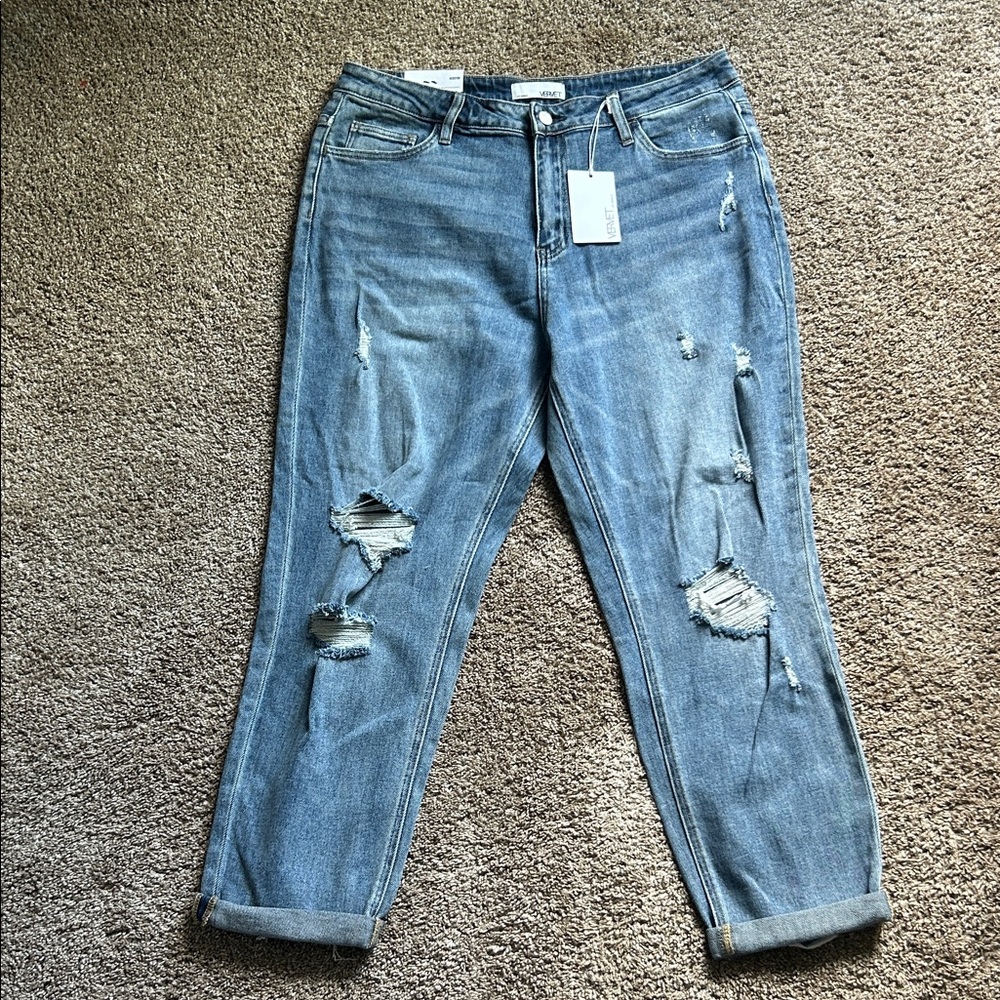 NWT Vervet skeeter stretch boyfriend jeans size 32